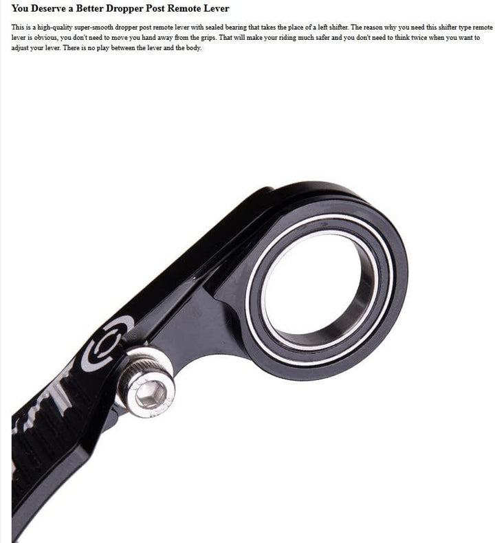 Dropper Post Hebel, Dropper Sattelstützenhebel, Fahrrad Dropper Sattelstütze Absenkbare Sattelstütze