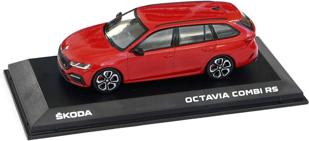 Skoda 5E7099300AF3P Modellauto Octavia 4 Combi RS 1:43 Miniatur, rot