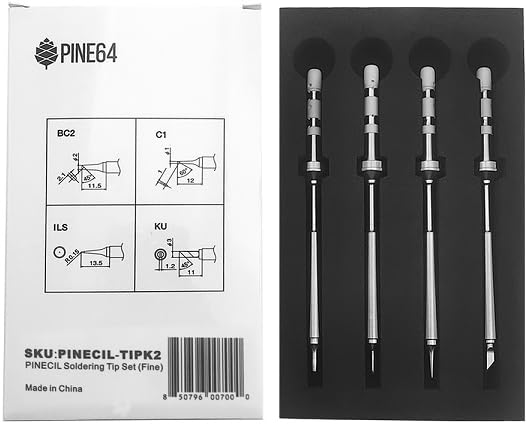 Pinecil (short fine tips), short fine tips