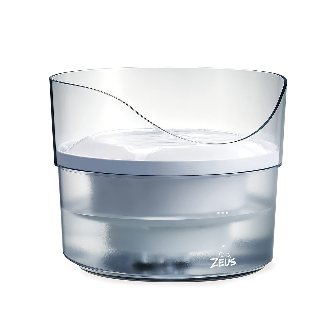 Zeus Fresh & Clear Trinkbrunnen für Hunde, mit Spritzschutz, 1,5L