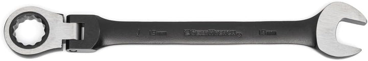 GearWrench 9901DBE Ringmaulschlüssel mit Ratsche Schwenkbar Set Metrisch, 8 - 19 mm, Schwarz, 12 Stü