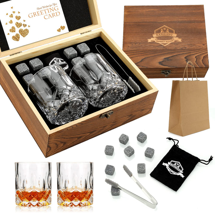 Whisky Steine Geschenkset , Whisky-Geschenkset, kann den Wein abkühlen, ohne Whisky-Getränke zu verd