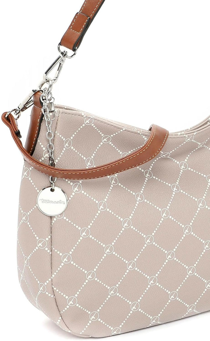 Tamaris Beutel TAS Anastasia 30901 Damen Handtaschen Print taupe 900 Einheitsgrösse Taupe 900, Einhe