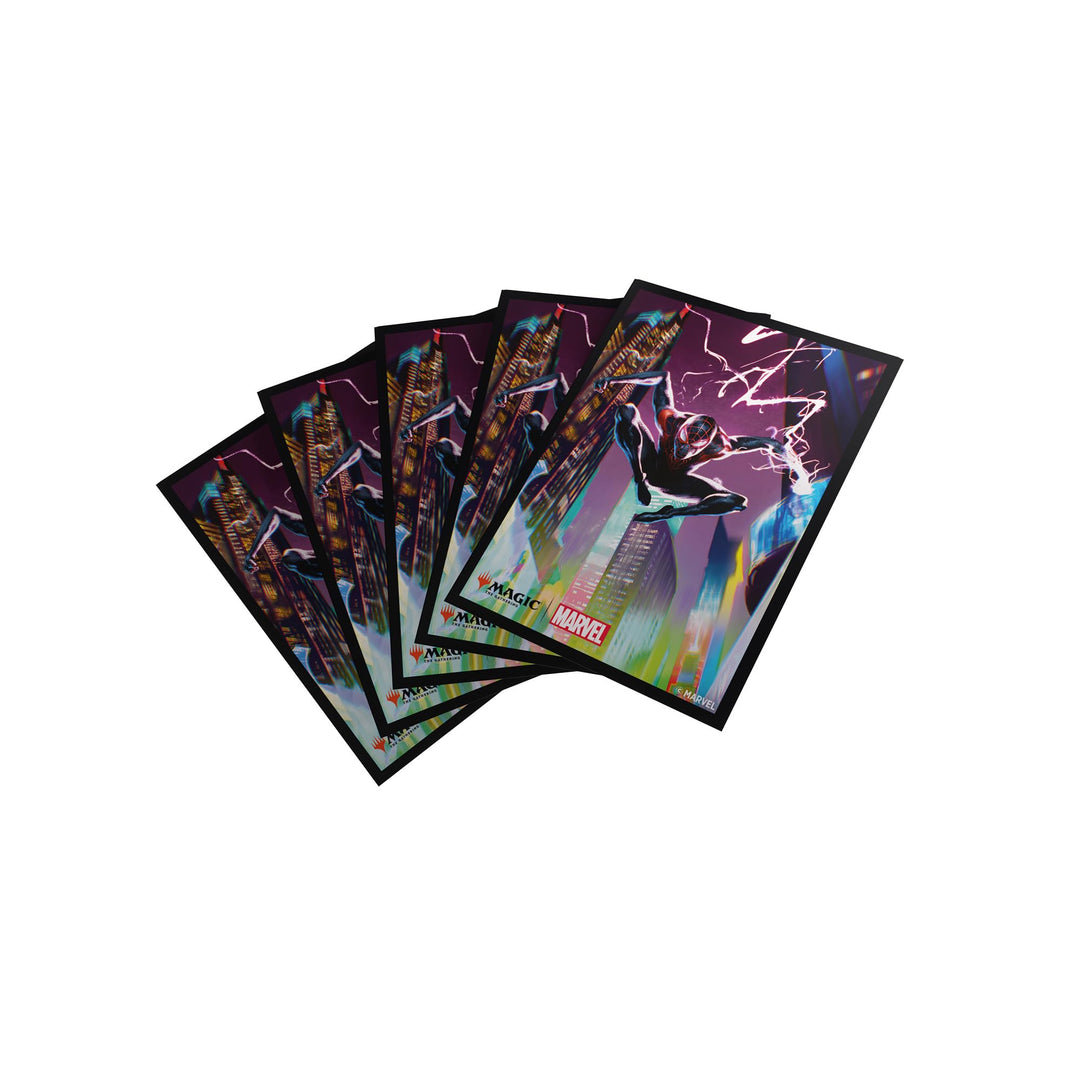 Gamegenic, Magic: The Gathering – Marvel's Spider-Man Premium Art Sleeves – Spider-Man Miles Morales