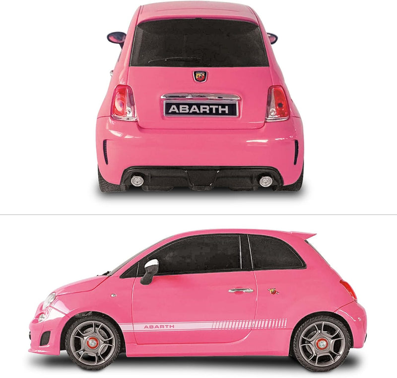 Mondo Motors, ABARTH 500 PINK, Modell im Massstab 1: 14, Geschwindigkeit bis zu 10 km / h, Spielzeug