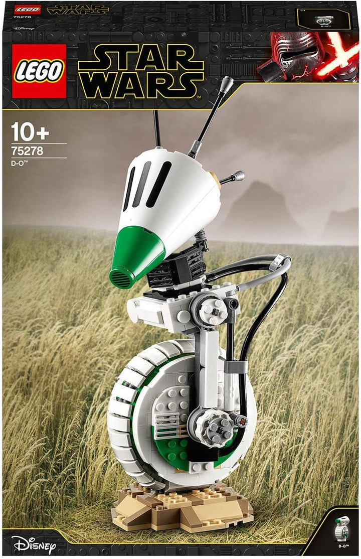 LEGO 75278 Star Wars D-O Droide, Sammlermodell, Bauset aus Der Aufstieg Skywalkers