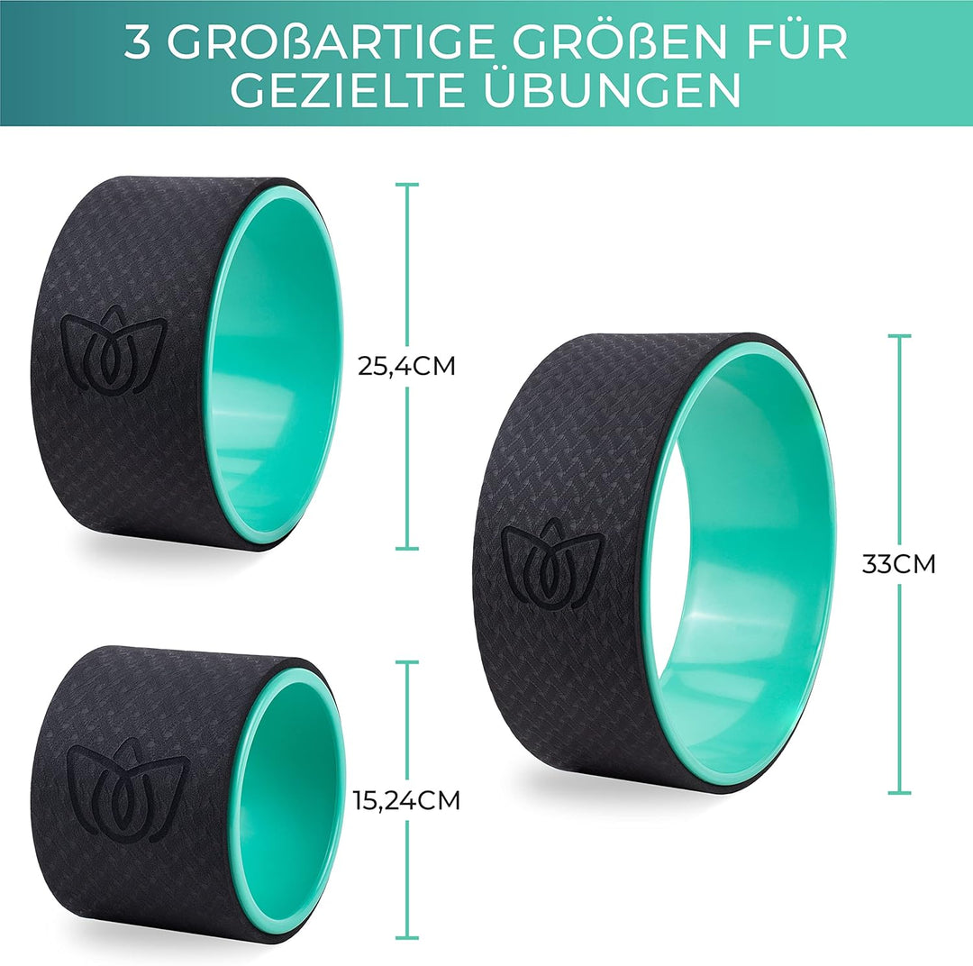 Florensi Yoga Wheel 15 Cm Single Green, 15 Cm Single Green