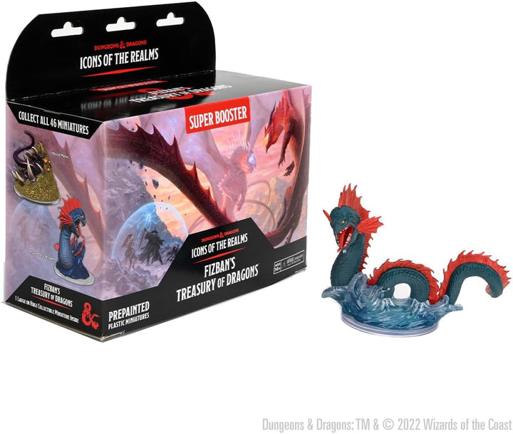 WizKids D&D Icons of The Realms Miniatures: Set 22-8 Count Booster Brick. Assorted Pre-Painted Minia