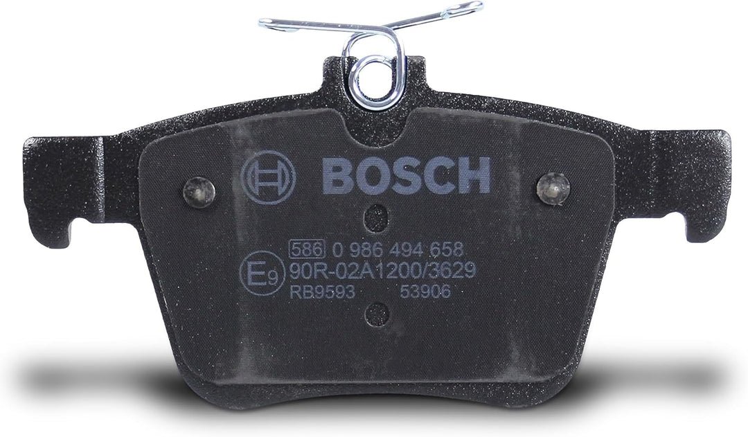 Bosch BP1503 Bremsbeläge - Hinterachse - ECE-R90 Zertifizierung - vier Bremsbeläge pro Set Single, S