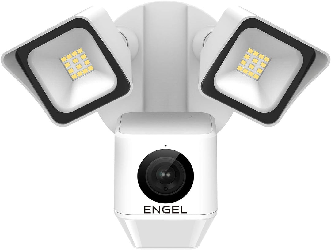 Noxcam 1080P Aussenkamera WLAN IP mit zwei Scheinwerfern und bewegungsaktiviertem Flutlicht mit Vide