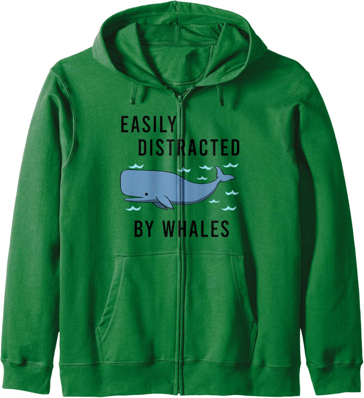 Abgelenkt von Walen Ozean Tier Natur Kapuzenjacke