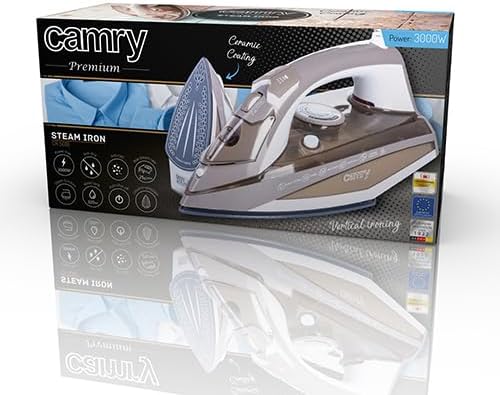 CAMRY CR 5018 Dampfbügeleisen, Keramik, Gold, Einheitsgrösse