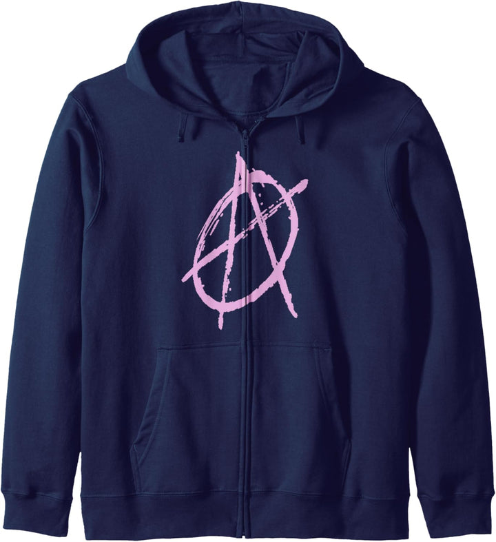 Anarchie Symbol Anarcho Punk Kapuzenjacke