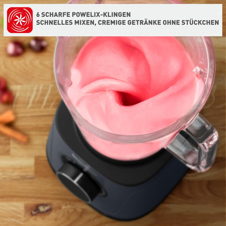 Tefal PerfectMix Essential Hochgeschwindigkeits-Standmixer, stufenlos einstellbare Geschwindigkeit,