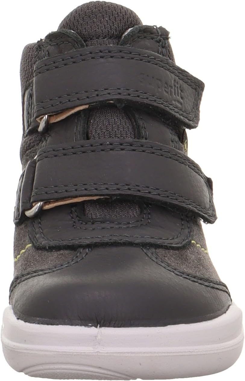 Superfit Jungen SUPERFREE leicht gefütterte Gore-Tex Lauflernschuhe 21 EU Weit Grau Hellgrün 2000, 2
