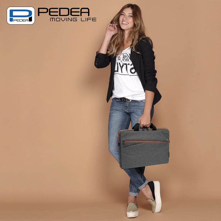 Pedea Laptoptasche Fashion Notebook-Tasche bis 17,3 Zoll (43,9 cm) Umhängetasche mit Schultergurt, g