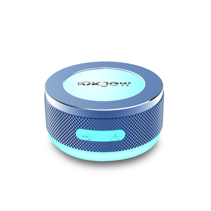 Knochenleitungs-Lautsprecher, Bluetooth, vibrierende Lautsprecher mit bunten LED-Lichtern, tragbare