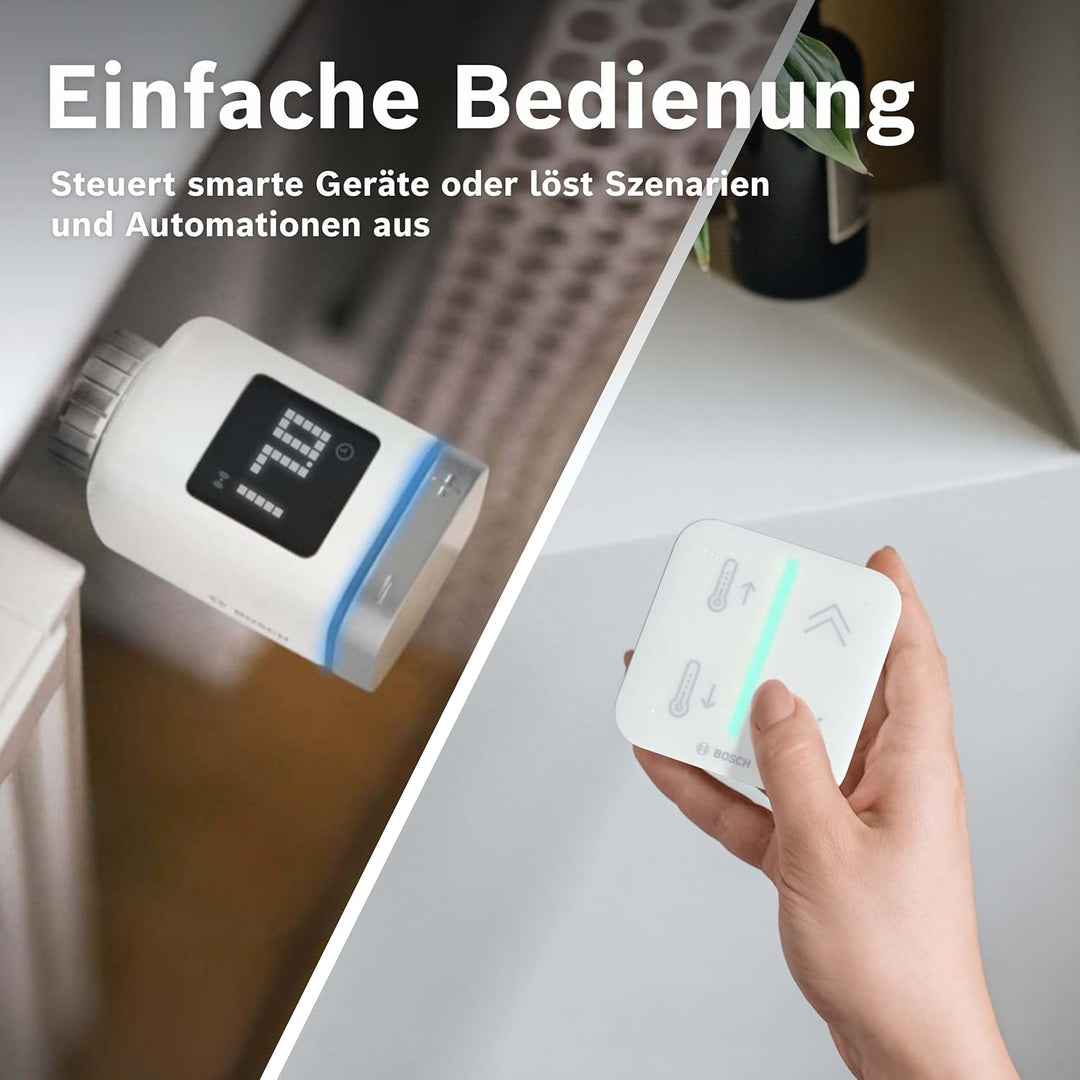 Bosch Smart Home Universalschalter II, zur einfachen Steuerung smarter Geräte, konfigurierbar für 4