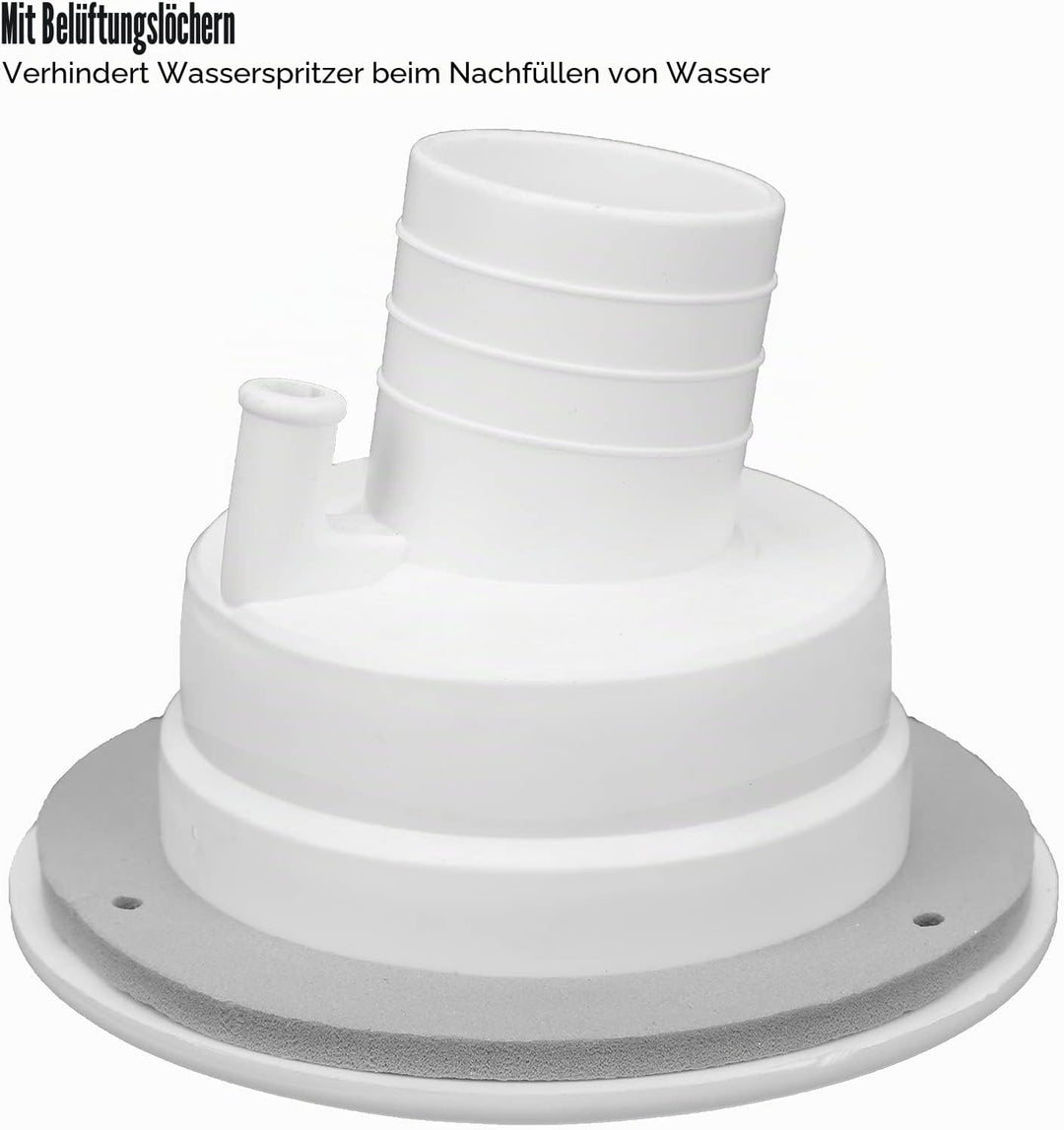 Tankdeckel 85mm Wassertankdeckel mit 2 Schlüsseln Auslaufsicherer Wasser Diesel Trinkwasser Wasserde