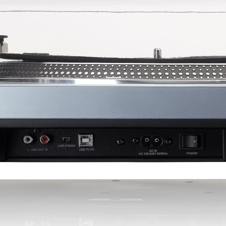 Lenco L-3809 Plattenspieler - DJ Plattenspieler mit Direktantrieb - USB - Vorverstärker - 33 und 45