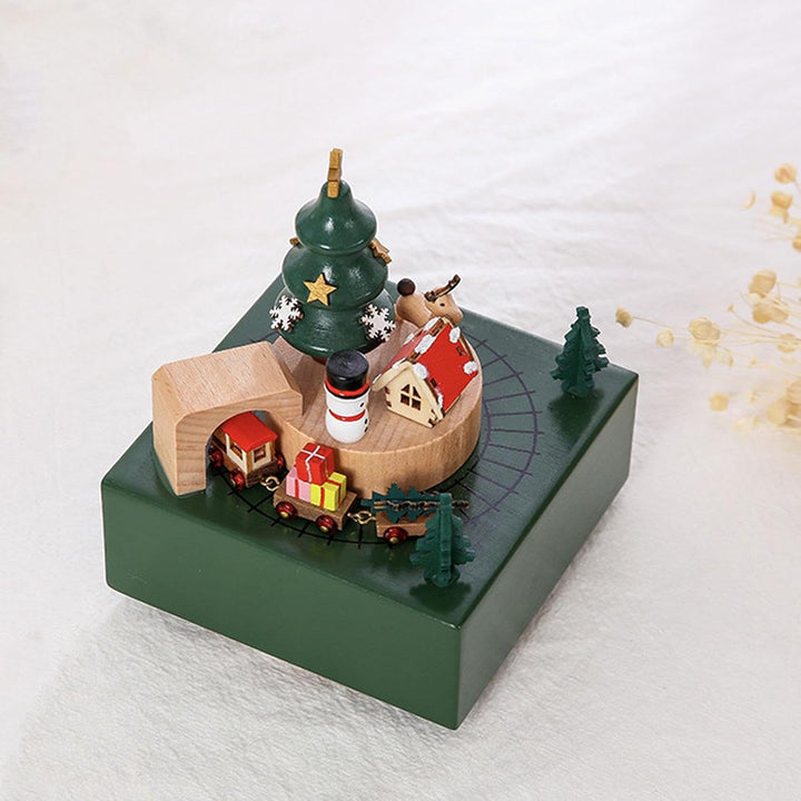 Spieluhr Weihnachten, Weihnachtszug-Spieluhr - Magnetische Eisenbahn-Weihnachtsdisplays für Desktop-