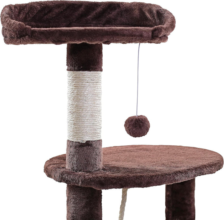 ESTEXO Katzenkratzbaum Kratzbaum Katzenbaum 112 cm Spielbaum XL Kletterbaum für Katzen Kratzmöbel Sp