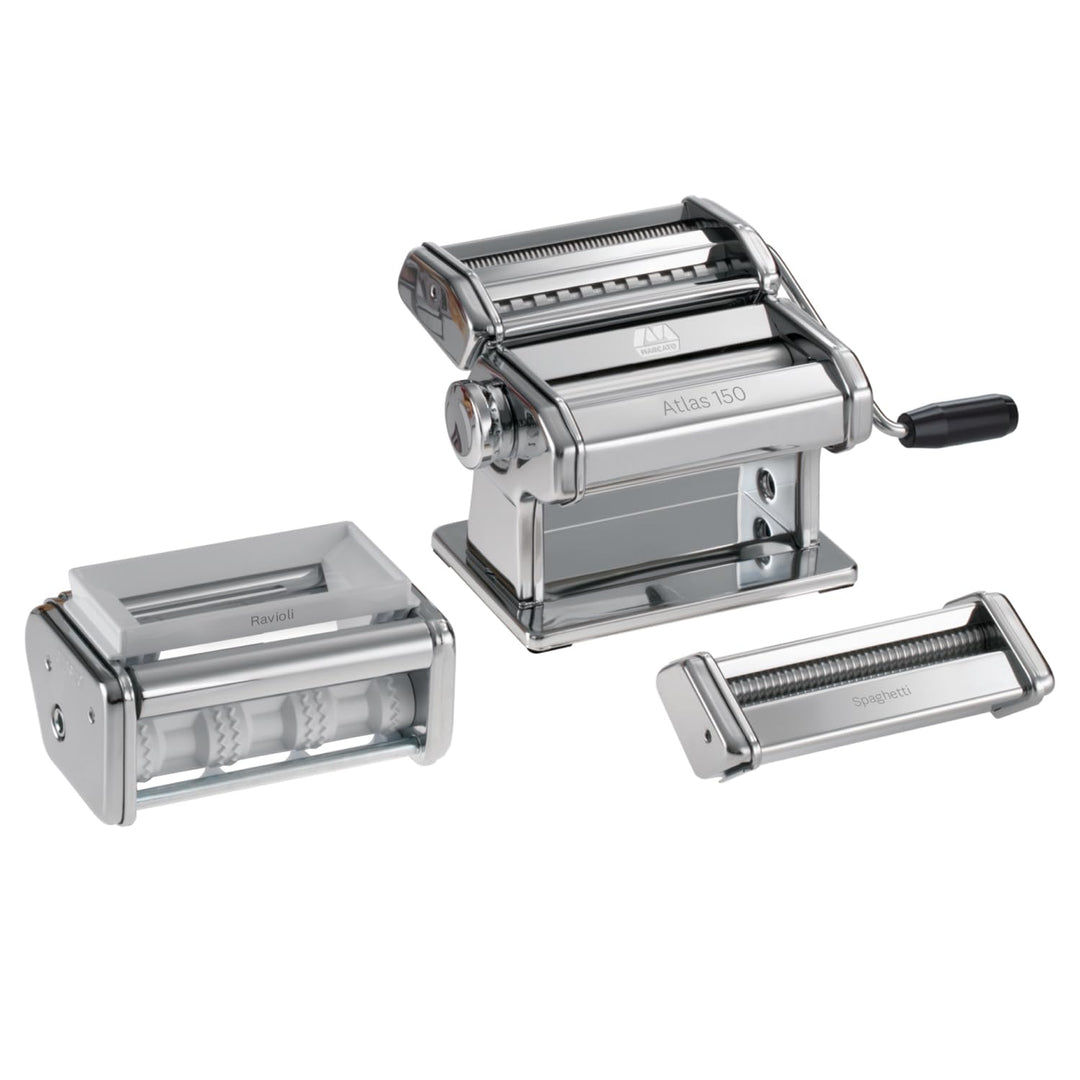 Marcato PastaSet Pasta Set, Legierter Stahl, Black, 20 x 20.7 x 15.5 cm Single, Single