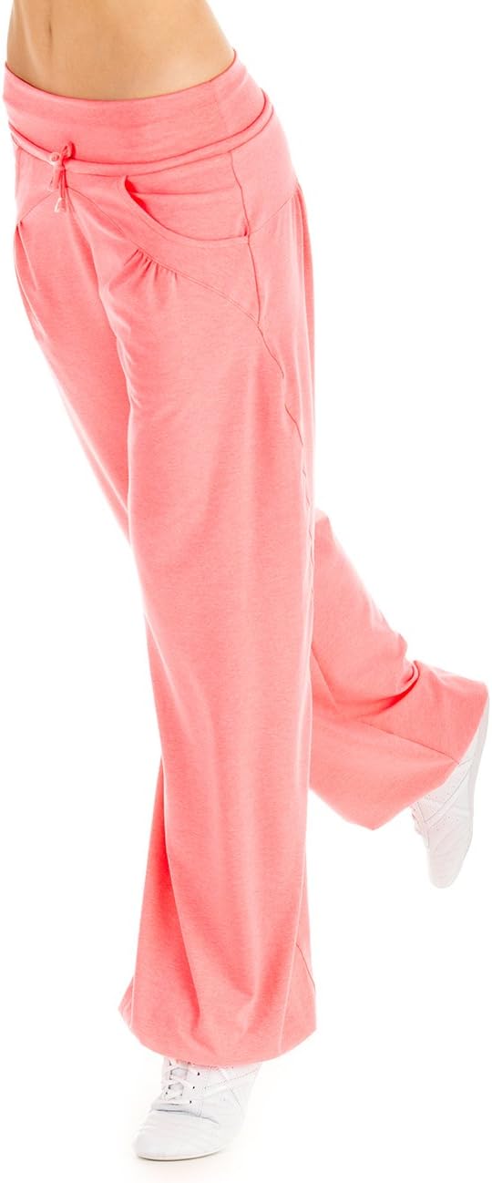 WINSHAPE Damen Trainingshose Dance Fitness Freizeit Sport L Neon-coral, L Neon-coral