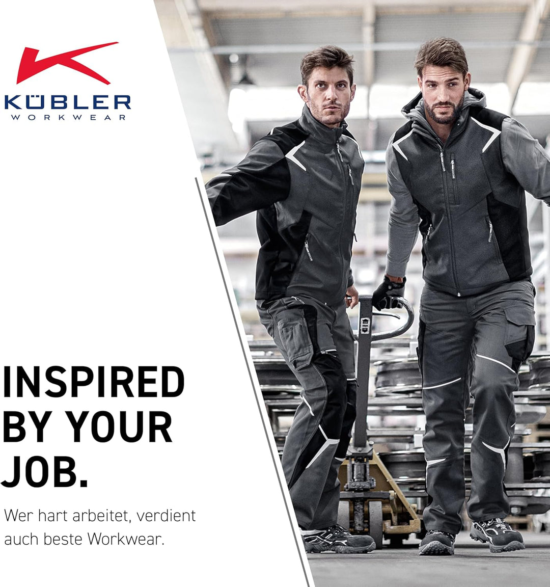KÜBLER Workwear KÜBLER WEATHER Wetterbundjacke schwarz, Grösse S, Unisex-Wetterbundjacke aus Mischge