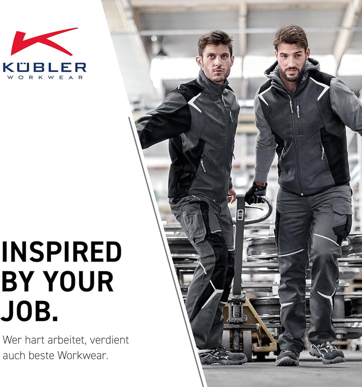 KÜBLER Workwear KÜBLER WEATHER Wetterbundjacke schwarz, Grösse S, Unisex-Wetterbundjacke aus Mischge