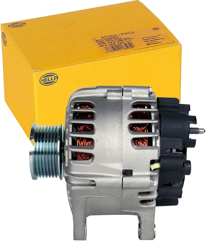 HELLA - Generator/Lichtmaschine - 14V - 120A - für u.a. Renault Modus / Grand Modus (F/JP0_) - 8EL 0