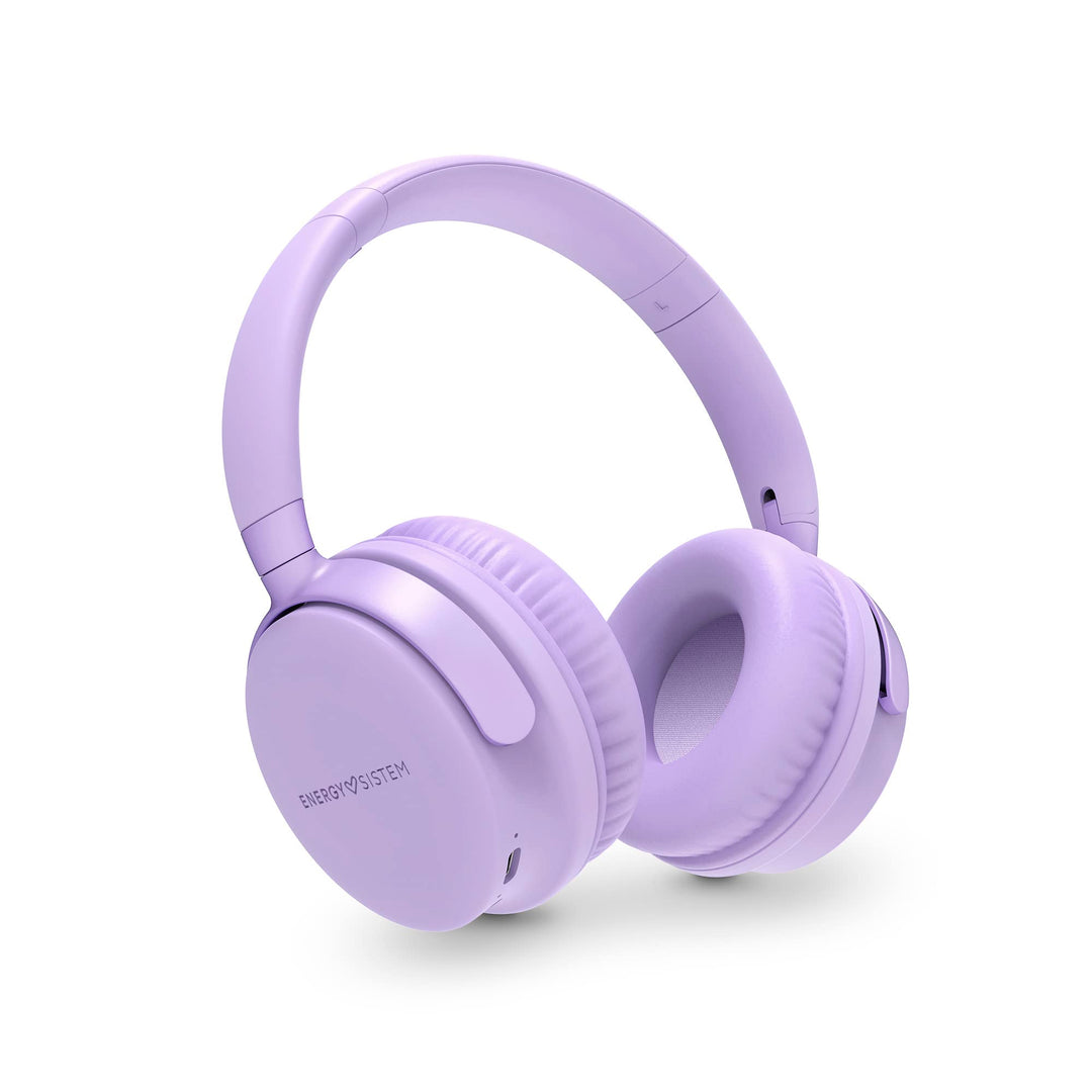 Energy Sistem Headphones Bluetooth Style 3 Lavender Kabellose Kopfhörer Falthelme (Bluetooth® 5.1, D