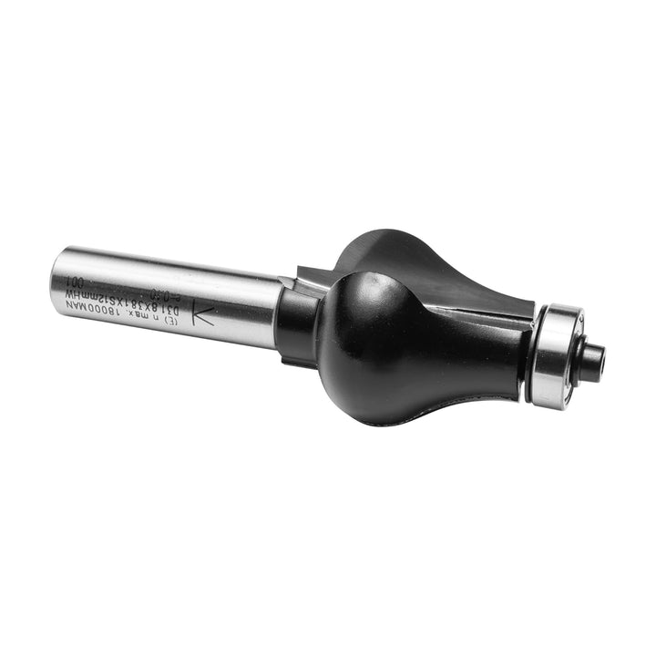 ENT 16770 Handlauf-Fräser Profil 2 HW, Schaft (S) 12 mm, Durchmesser (D) 31,8 mm, NL 38,1 mm, R1 9,5