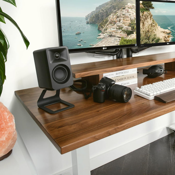 Kanto ORAMB 100W Powered Bi-amp Reference Desktop Computer Speakers w/Bluetooth 5.0 & USB-C | 100 Hz