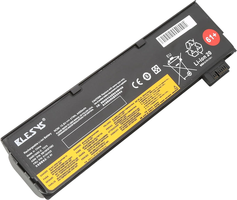 BLESYS 61+ 01AV423 Laptop Akku für Lenovo Thinkpad T470 T480 T570 T580 P51S P52S A475 TP25 Seires fü