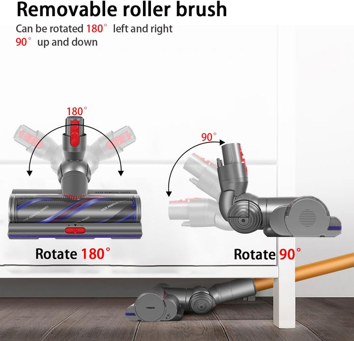 Torque Drive Bodendüse für Dyson V7 V8 V10 V11 V15, Ersatzteil Direktantrieb Reiniger Kopf Turbine B