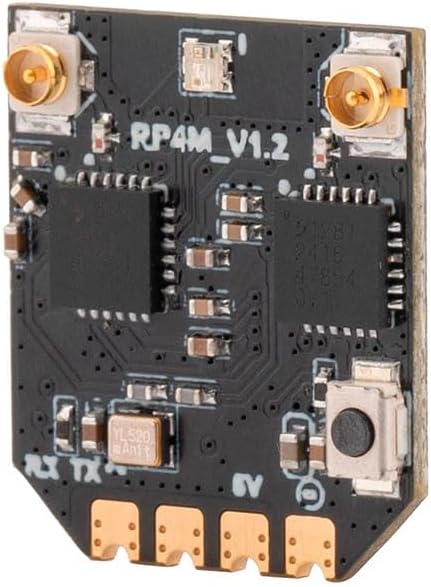 Radiomaster ELRS-Empfänger RP4TD-M 2,4 GHz ExpressLRS Nano Empfänger mit 79 mm UFL-T-Doppelantenne f