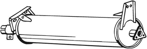 Bosal 233-261 Mittelschalldämpfer