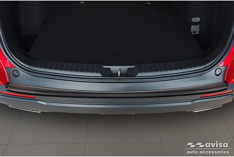 Avisa Schwarz Edelstahl Heckstossstangenschutz kompatibel mit Honda CR-V VI 2023-