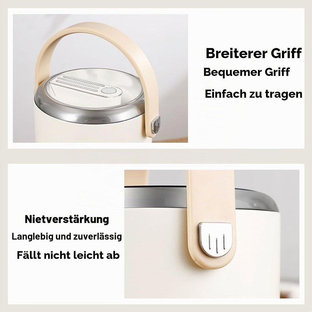 Thermobehälter für Essen 2600ml, Edelstahl Warmhaltebehälter Tragbare Isolierte Thermobecher Essen m