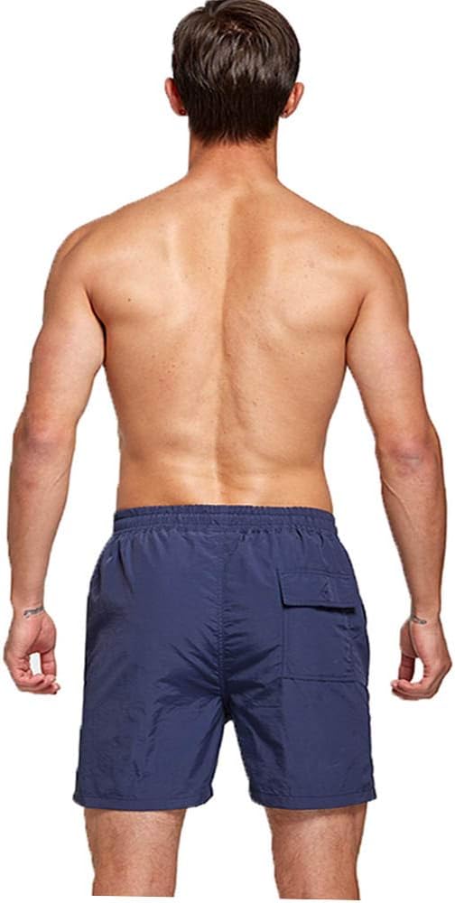 JustSun Badehose Herren Schnelltrocknend Boardshorts mit Mesh-Futter und Verstellbarem Tunnelzug XL
