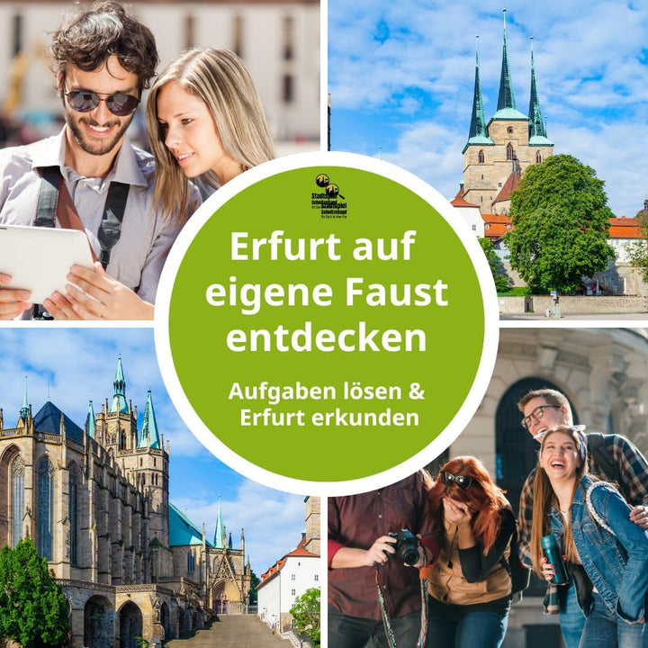Schnitzeljagd Erfurt: Stadtspiel Erfurt als Schnitzeljagd für Familien, Klassenfahrten oder Teameven