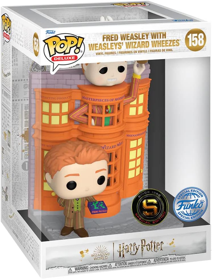 Funko! POP Deluxe Excl HP Wizard Wheezes w/Fred