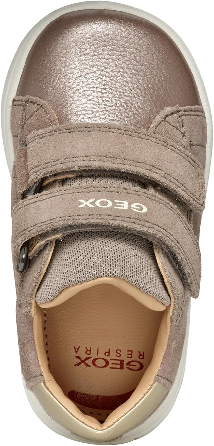 Geox Baby-Mädchen B Biglia Girl C Erste Schritte 18 EU Beige, 18 EU Beige