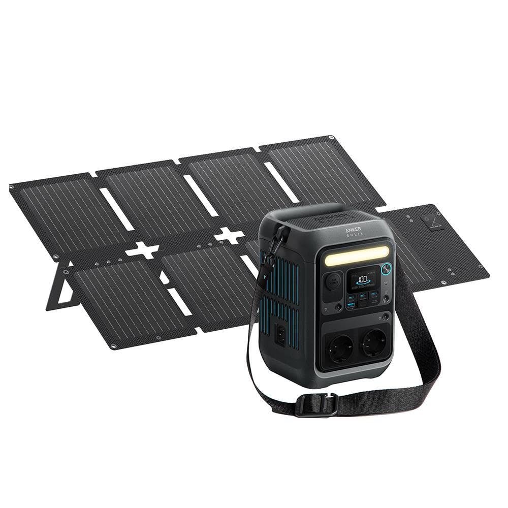 SOLIX C300X - Tragbares kraftwerk - Wechselstrom 220-240 V - 300 Watt - Lithiumeisenphosphat - 288 W