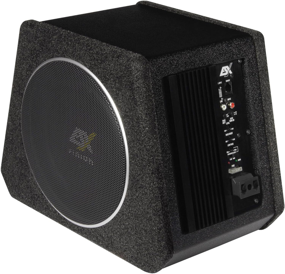 ESX V800A - Aktiver 20 cm Subwoofer mit Passivmembran