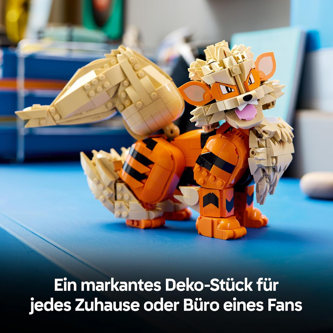 LEGO Pokémon Arkani Figur - Modellbausatz für Erwachsene - Bauspielzeug mit beweglichem Schwanz, Bei
