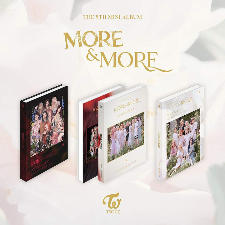 JYP Entertainment Twice More & More (9th Mini-Album) Album + Extra Photocards Set (Ver.)