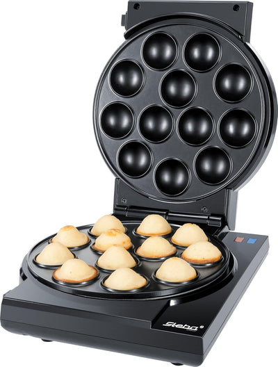 Steba CM 3 Cake-Maker "3 in 1",3 antihaftbeschichtete Platten für Cake-Pops, Muffins und Donuts,Plat