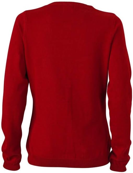 JN660 Damencardigan Strickjacke Damen Cardigan V-Neck M,Bordeaux